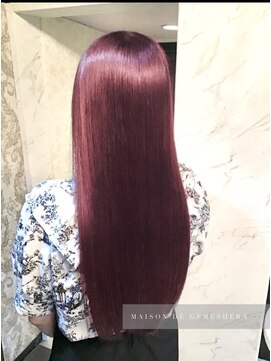 メゾン ドゥ ジェメシェラ(Maison de gemeshe'ra) 至高のcutと自社開発髪質改善でつくる しなやかグレージュ絹髪