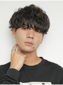 シャドウパーマ 無造作パーマ メンズマッシュ