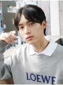 サラッとキマるセンターパート