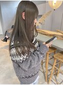 赤み除去!透明感オリーブグレージュ!