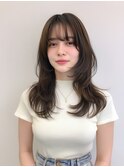 着物ヘア/大人ガーリー/ダークアッシュ/似合わせカット/三宮元町