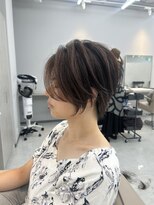 ネイロ 北千住(NeiRo)&nbsp;ショートボブレイヤーボブフェイスレイヤー透明感カラー北千住