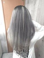 フォックス 四日市店(FOX)&nbsp;ヘアエクステ/ロング/イメチェン/シルバーグレー