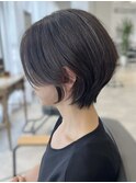 レイヤーボブ顔周り前髪髪質改善ショートブリーチカラー縮毛矯正
