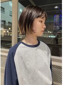 morio札幌　レイヤーボブ　札幌ボブ　ベージュカラー