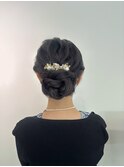 【ヘアセット】シニヨン