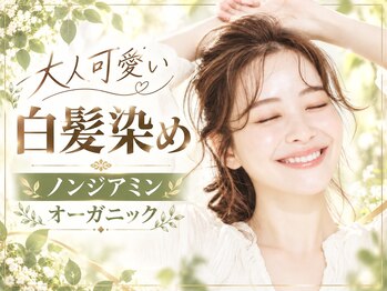 エーティーヘアコレクション 自由が丘(AT.hair collection)の写真/ 【毛髪改善低アルカリシルキーネカラー】40代からの大人可愛い白髪染と白髪ぼかしでいつも若々しく綺麗で