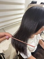 ナジュ 金山(NUJAR)&nbsp;カット+髪質改善ストレート+アメイジアカラー