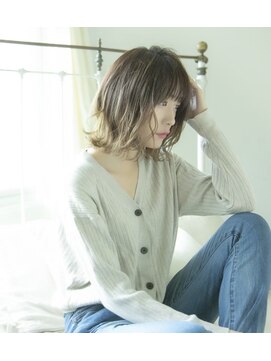 ロンドプランタン 恵比寿(Lond Printemps) 【Lond printemps水野】グラデーションカラーフレンチボブ331