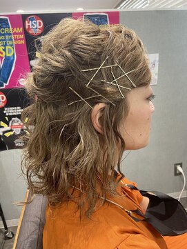 ソルト(Salt) ふわふわハーフアップ