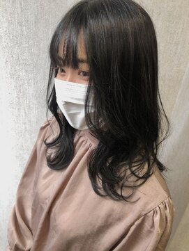 ココカラヘアー ニコ(cococara hair nico) 黒髪×レイヤースタイル