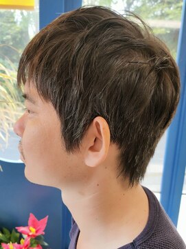 グラムゼロ メンズのスッキリヘアー