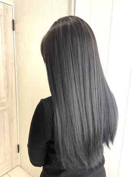 ヘアスピリッツアンクス(Hair Spirit anx) モノトーングレージュのハイライトカラー