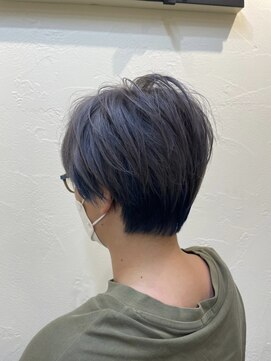 ルシードスタイルアイフラット(LUCIDO STYLE I-FLAT) ショートヘア★グレーとネイビーカラー/ネイビーグレー