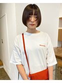 幼すぎない丸みボブ