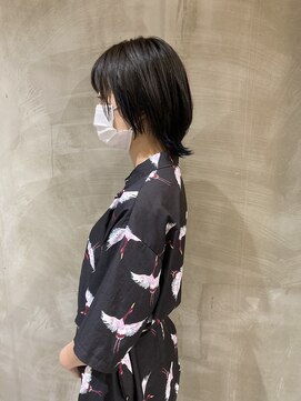 ラシサ(rashisa) ミディアムマッシュウルフ