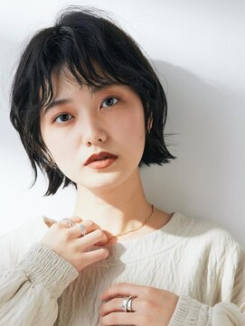 クロードモネ 川越店(Claude MONET) 【おすすめNo.3】コンパクトボブ×抜け感アッシュブラック