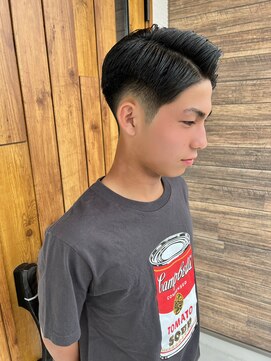 ラポードヘアークラフト(RAPPORD hair craft) 7:3バックスタイル