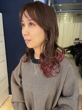 コワファースト 大分(COIFF1RST) 毛先カラー！ピンクバイオレット