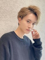 ロンド アンブル 四条烏丸(Lond ambre)&nbsp;【Lond ambre】萱原大幹　アップバング/眉毛/短髪/メンズカット