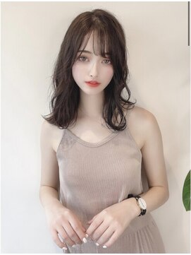 プアメリア 名古屋(Puamelia) トリートメント ブリーチなしダブルカラー 前髪縮毛矯正