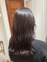 アマレット(Amaretto) 【ピンクブラウン×ゆる巻きロング】