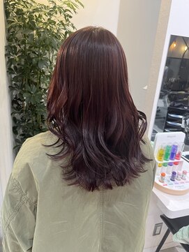 ロンドエニカ 大宮(Lond enika) レイヤーボブブリーチなしダブルカラーロング[大宮]