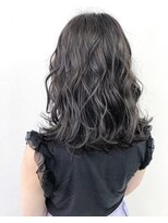 アオアクア バイ グルグル 小岩店(ao akua by GULGUL) レイヤーロング 透明感×ブルージュカラー 小岩