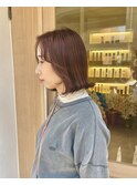 韓国風レイヤーボブ