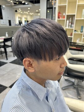 テテ(TETE) マッシュ/ブルーシルバー/ハイトーン