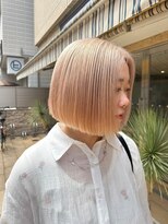 アース 高円寺店(HAIR & MAKE EARTH)&nbsp;ホワイトベージュ×ボブ 【@mppp_32485】