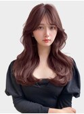 10代20代大人かわいい暗髪艶感ヨシンモリくびれミディアム