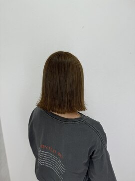 シエル 立川店(CIEL) 【CIEL 佐藤】ダブルカラー　ミルクティーベージュ