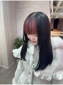 北沢/ワンレン/ネビージュ/エクステ/インナーカラー/韓国/池袋