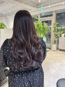 マルフェ 天王寺(marfe) 大人ブラウン　艶髪　チョコレートブラウン透明感カラー髪質改善