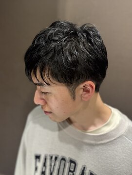 ヒロギンザ 六本木店(HIRO GINZA) ツーブロック×アイロンパーマ