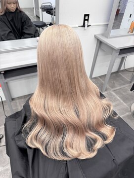 ペレ 栄店(PELE) ホワイトグレージュ/デジタルパーマ/チェリーブラウン/栄