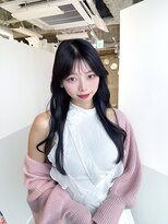 アマトウキョウ アユンチェ(AMA TOKYO×AYUNCHE)&nbsp;韓国ヘア　2wayバング  レイヤーカット くびれヘア  顔周り