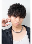 【王道人気】ラウンドマッシュ×無造作パーマ/刈り上げショート