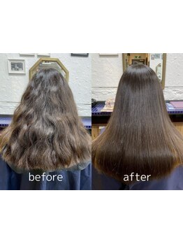 【傷まない!最高級ヌーヴ縮毛矯正】癖が柔らかく綺麗に伸びる!ダメージのない新感覚ストレートを体験!