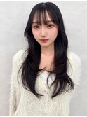 レイヤー/ネビージュ/韓国ヘア/イメチェン/縮毛矯正/中野/