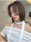 イメチェン外ハネボブ美髪ワイドバングレイヤーショート/池袋