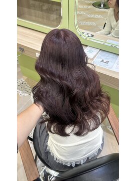 イオエ 西梅田(ioe) ブリーチなしカラー／髪質改善/ミルクティーベージュ/小顔へア