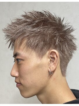 MEN’S HAIR/サーフカール/刈り上げセンターパート/千葉駅