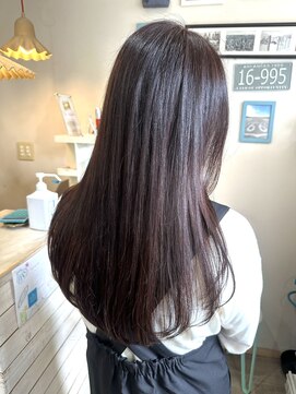 似合わせカット/ココアベージュ/大人ガーリー