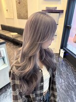 シェノン 表参道(CHAINON)&nbsp;表参道/着物ヘア/ダークアッシュ/ミディアムレイヤーカット/渋谷