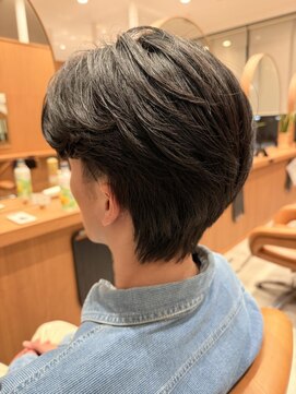 アクセスムーン 上水戸店(Access Moon) MEN’S HAIR/波巻きツイストスパイラル/リバースセンターパート