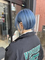 リジョイスヘア エン(REJOICE hair EN)&nbsp;ice blue × short