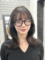 レガーレ(Legare)&nbsp;【広島韓国ヘア】韓国ミディアムレイヤー×透明感グレージュ