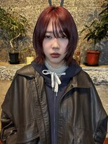 シカ(sica)&nbsp;レイヤーボブ/レッドブラウン